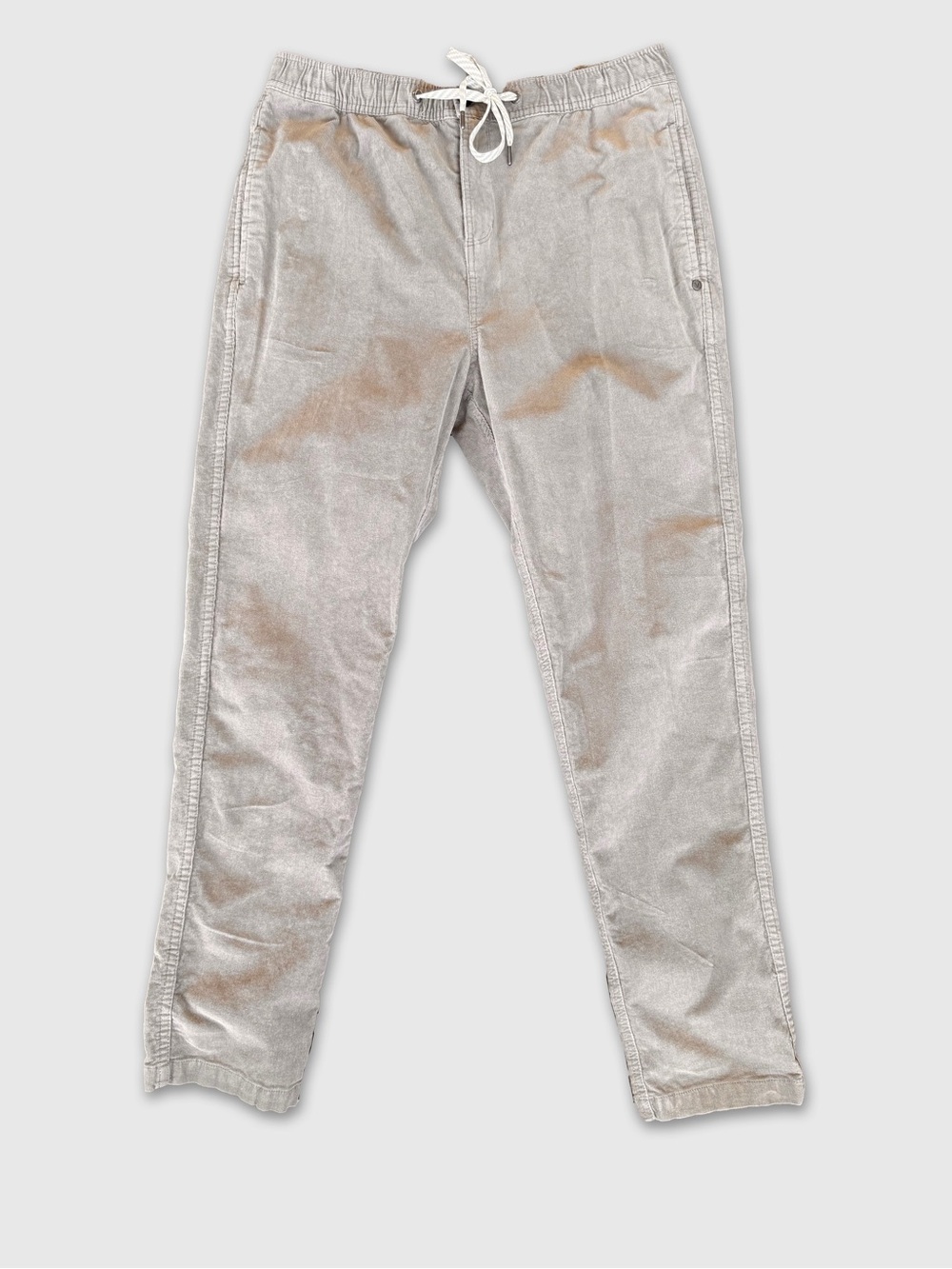 Vuori Men's Light Gray Drawstring Chinos